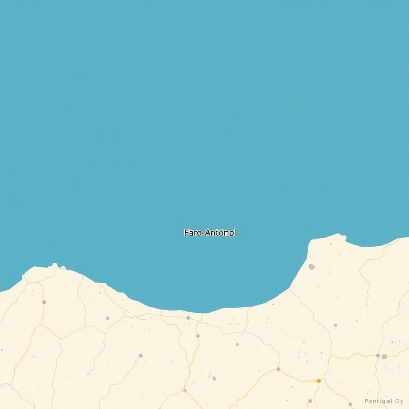 Mapa ilustrado do centro de Faro com a Rua de Santo António assinalada